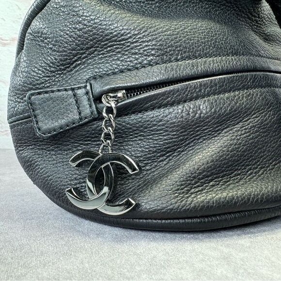Chanel Quilted Leather Le Marais Bowler Bag Black - Picture 9 of 16